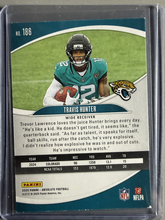 2025 Panini Absolute #186 Travis Hunter Retail