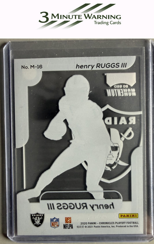2020 Panini Chronicles #M-16 Henry Ruggs III Playoff Momentum SSD Rookies