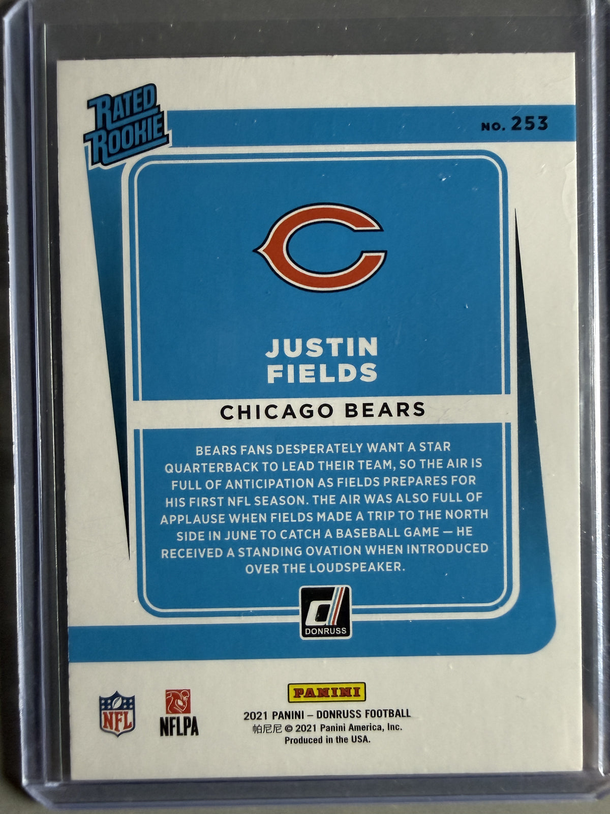 2021 Donruss #253 Justin Fields