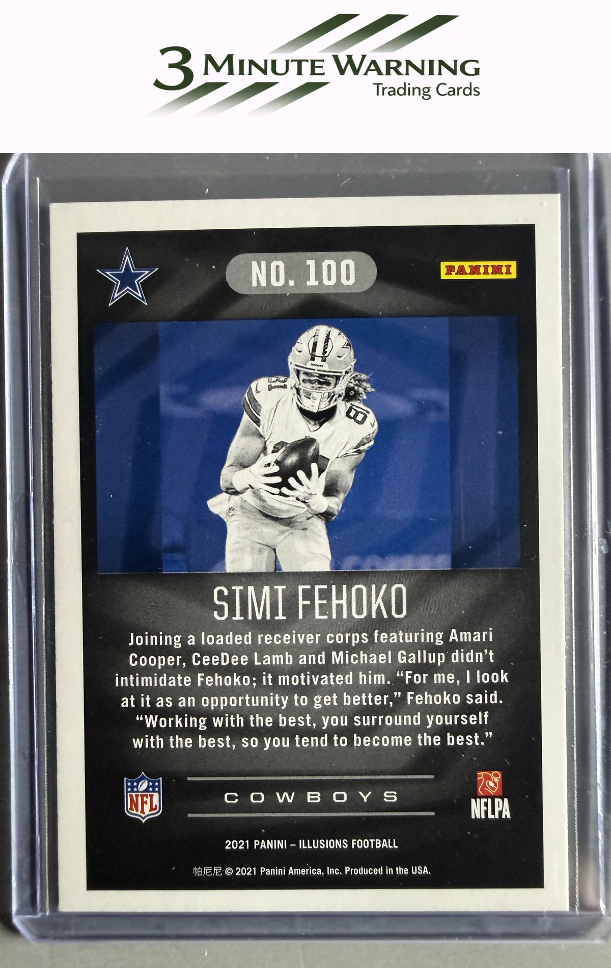 2021 Panini Illusions #100 Simi Fehoko