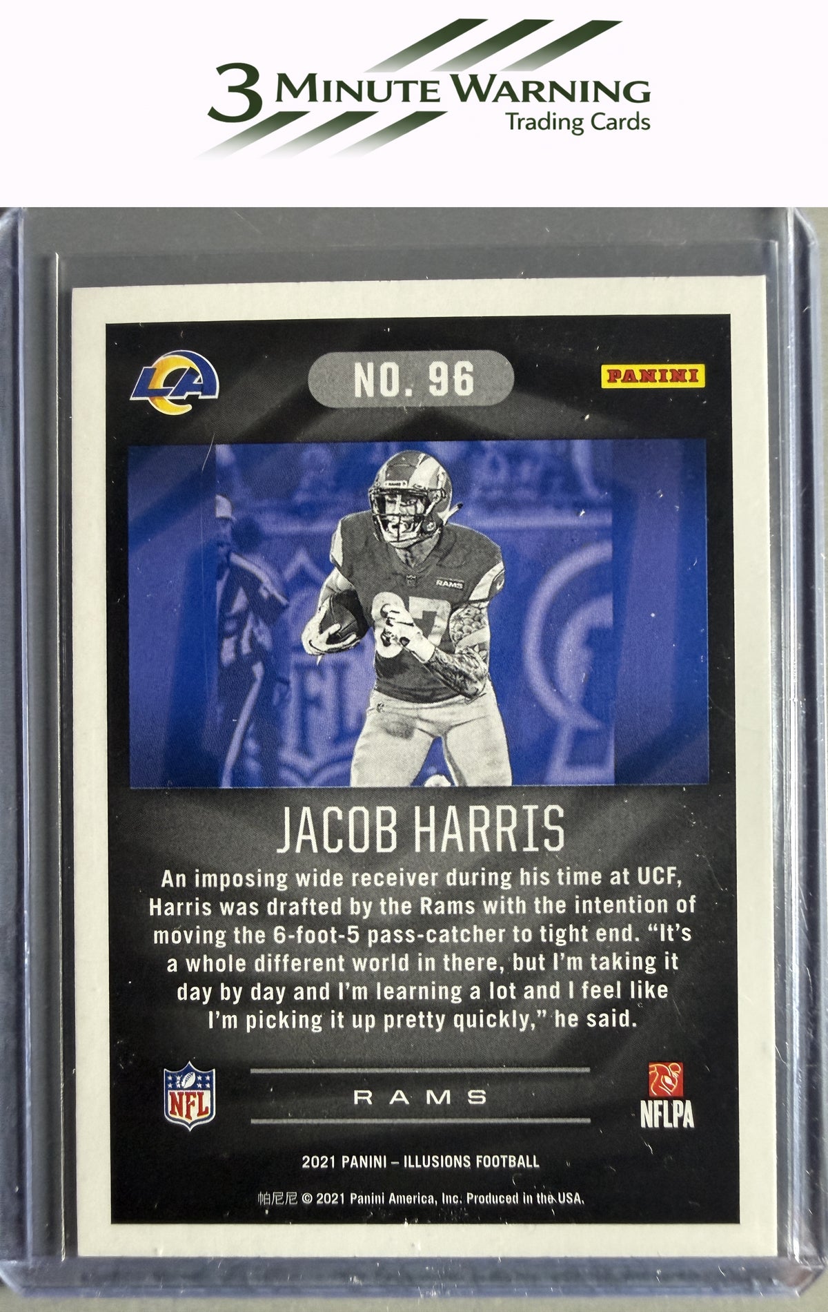 2021 Panini Illusions #96 Jacob Harris