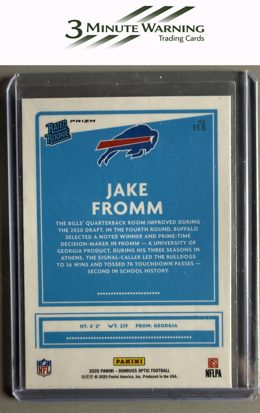 2020 Donruss Optic #155 Jake Fromm Purple Shock