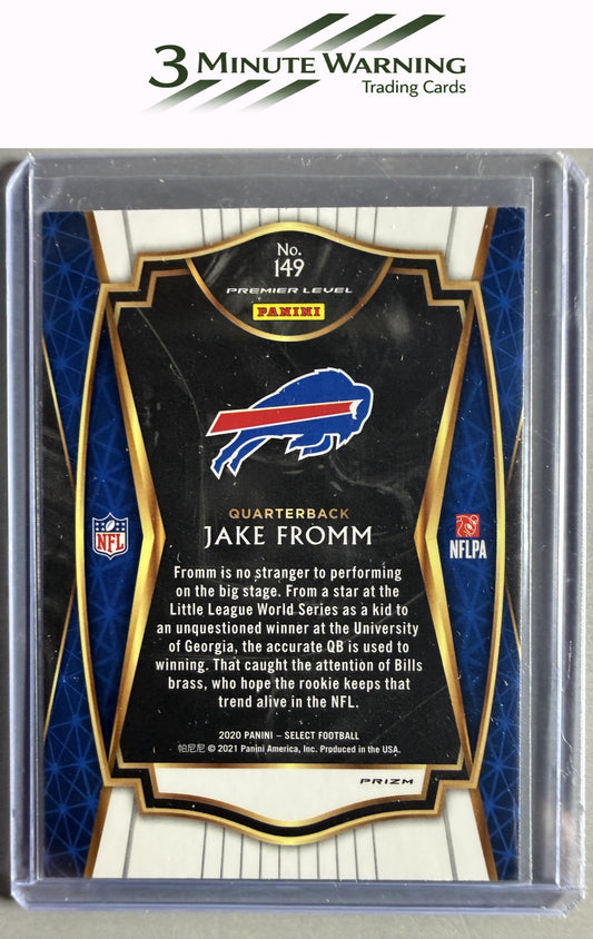 2020 Panini Select #149 Jake Fromm Silver Prizm
