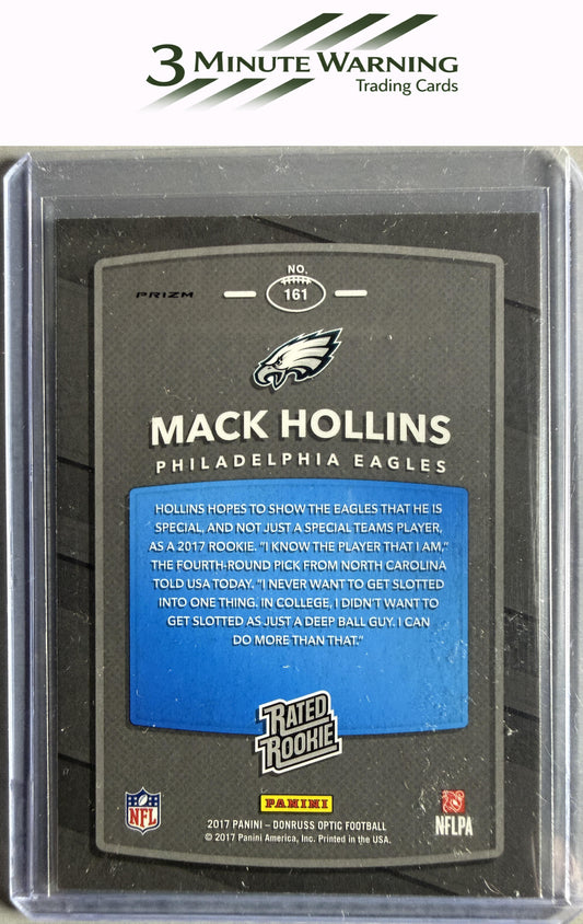 2017 Donruss Optic #161 Mack Hollins Red and Yellow