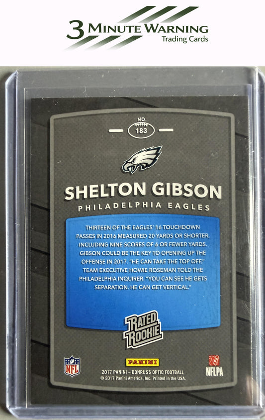2017 Donruss Optic #183 Shelton Gibson