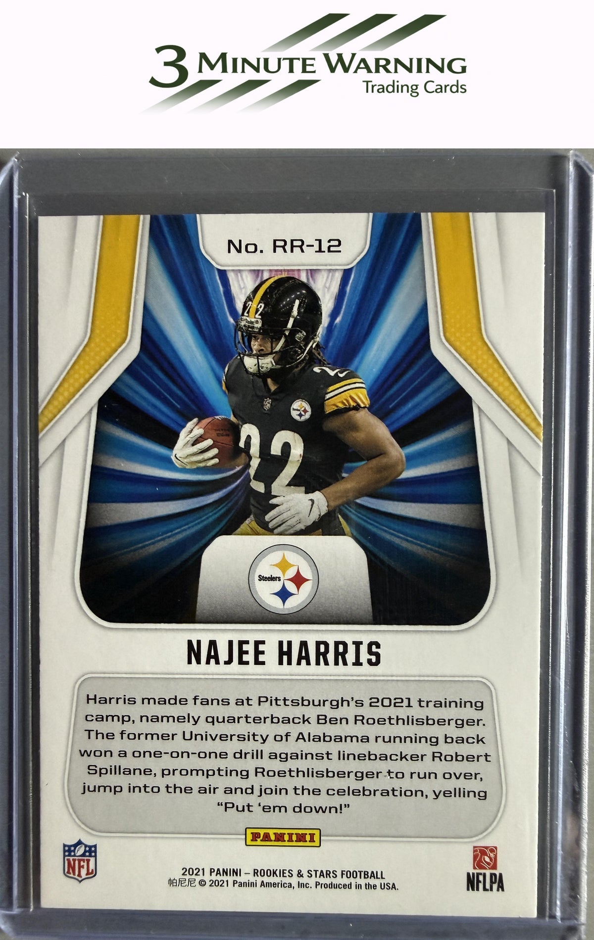 2021 Panini Rookies & Stars #RR-12 Najee Harris Rookie Rush