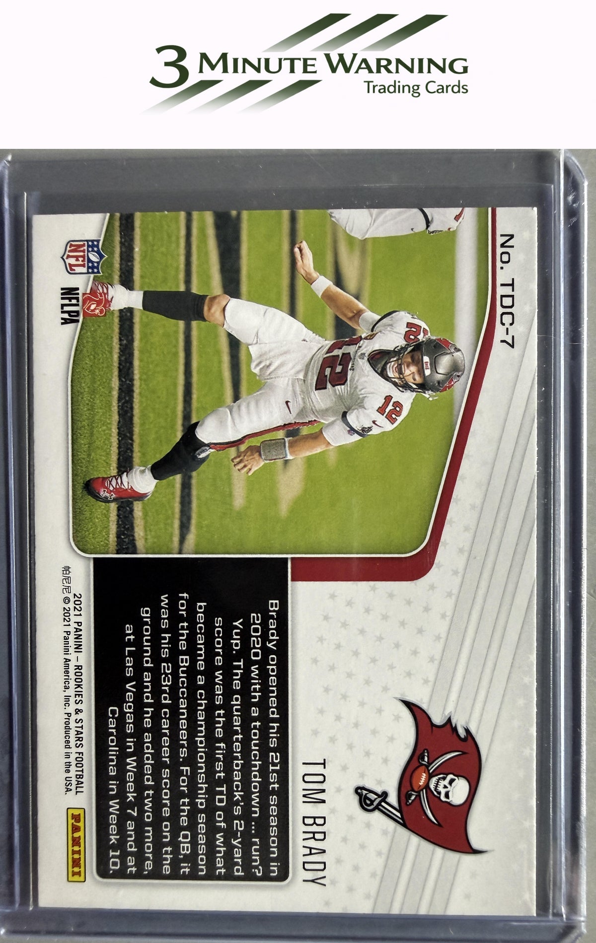 2021 Panini Rookies & Stars #TDC-7 Tom Brady Touchdown Club