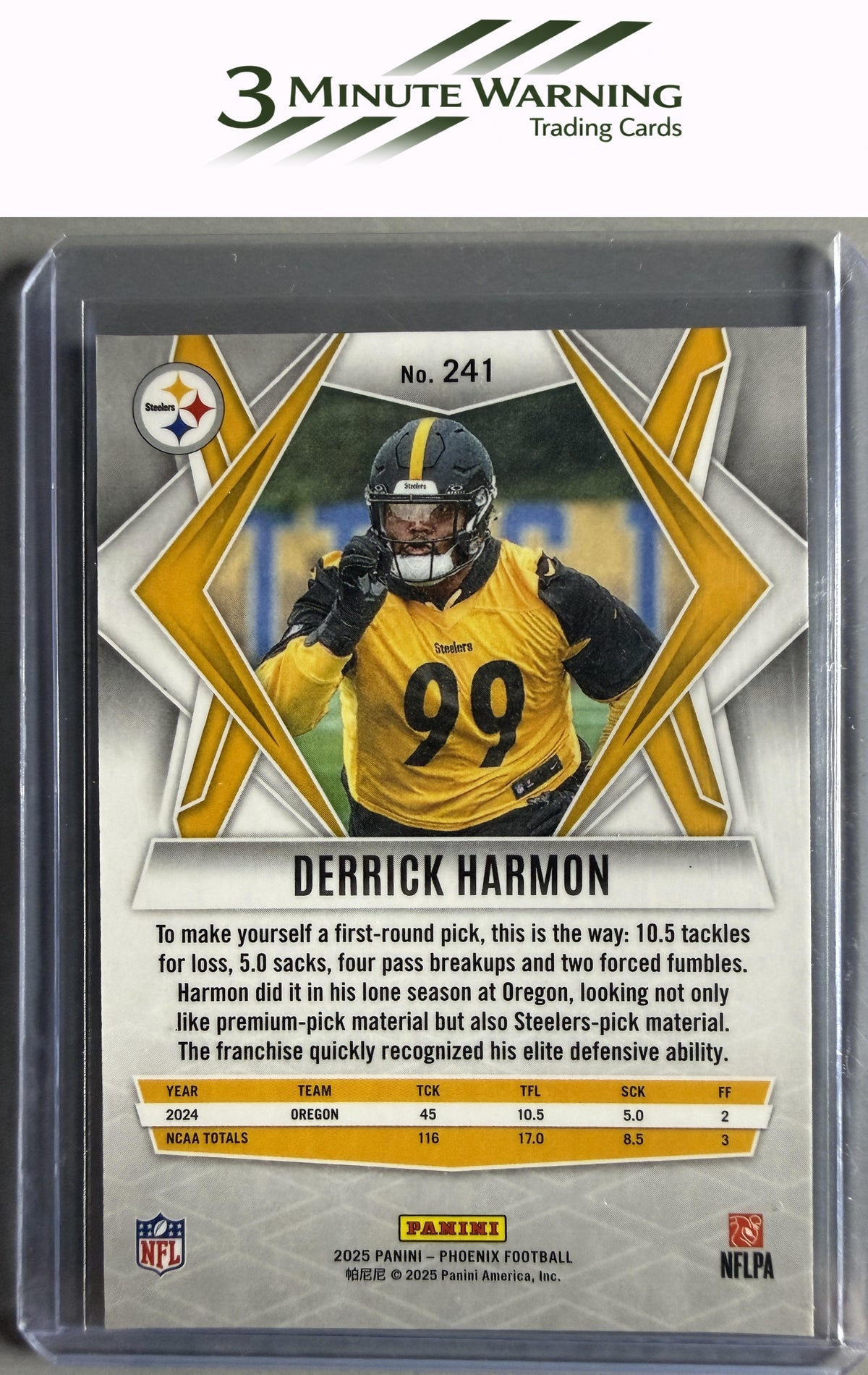 2025 Panini Phoenix #241 Derrick Harmon