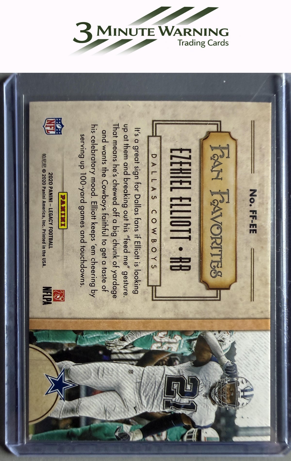 2020 Panini Legacy #FF-EE Ezekiel Elliott Fan Favorites