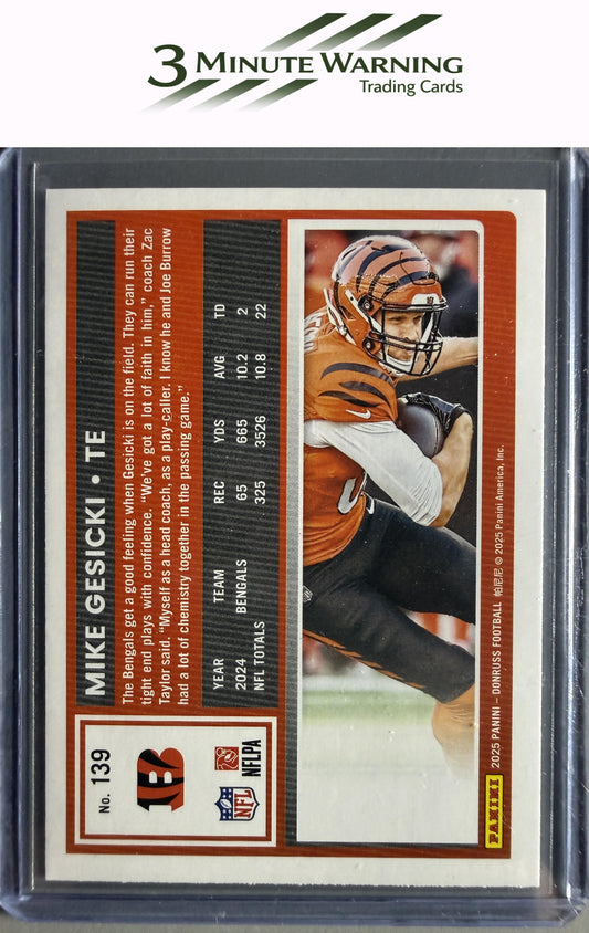 2025 Donruss #139 Mike Gesicki Press Proofs Red