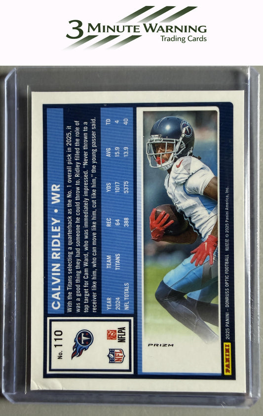 2025 Donruss Optic #110 Calvin Ridley Holo