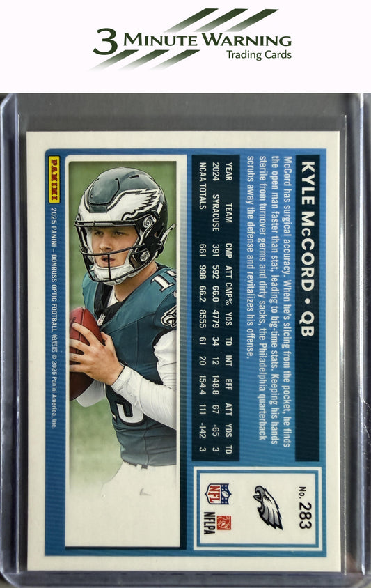 2025 Donruss Optic #283 Kyle McCord