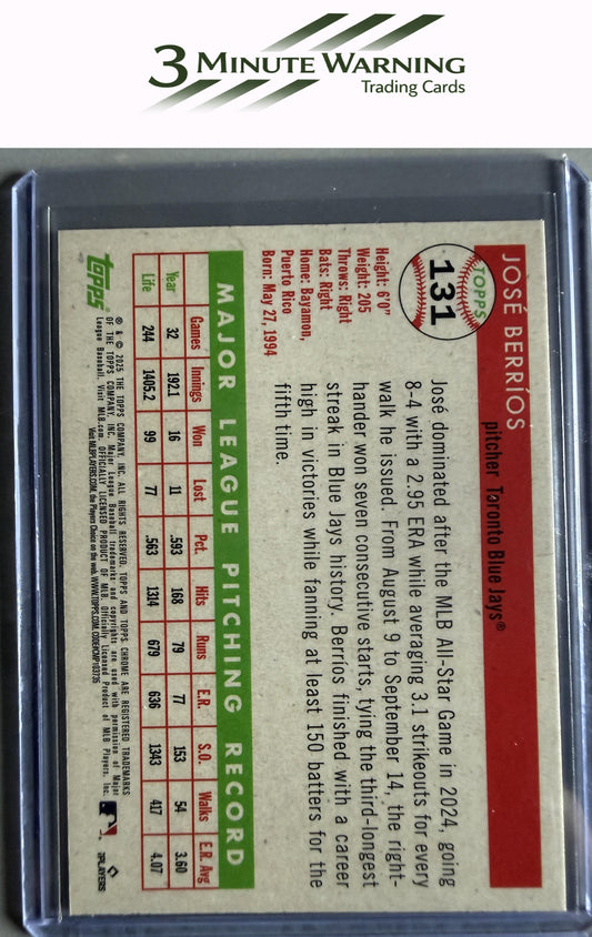 2025 Topps Chrome Platinum #131 José Berríos