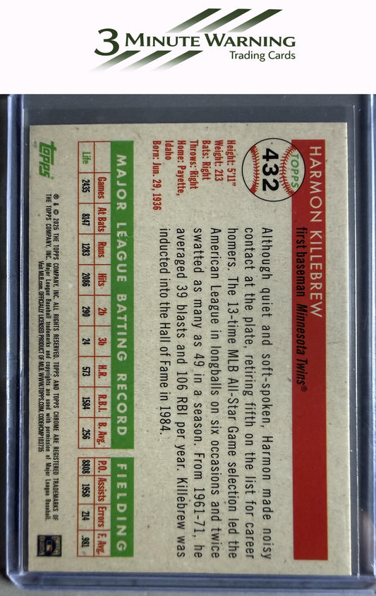 2025 Topps Chrome Platinum #432 Harmon Killebrew
