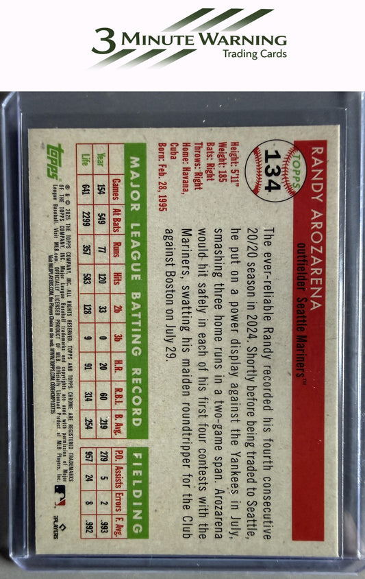 2025 Topps Chrome Platinum #134 Randy Arozarena