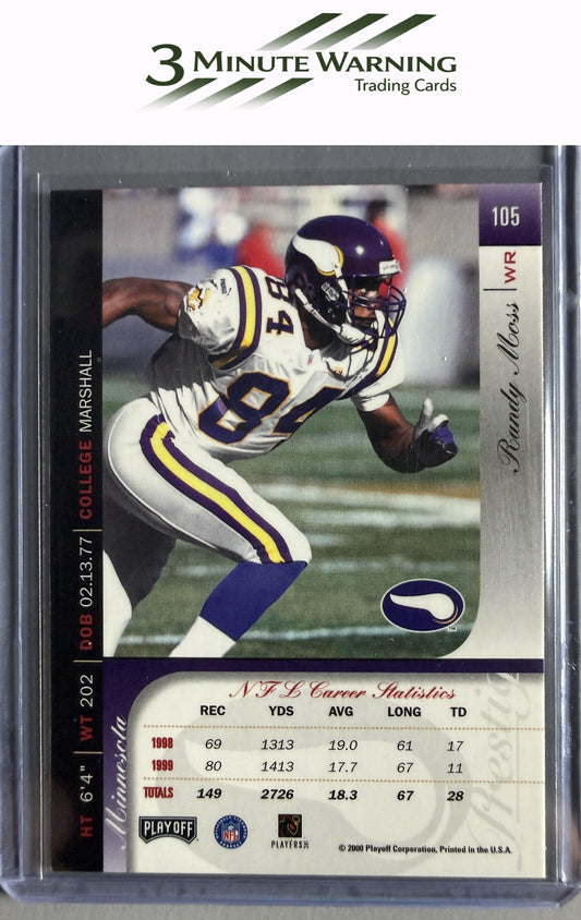 2000 Playoff Prestige #105 Randy Moss
