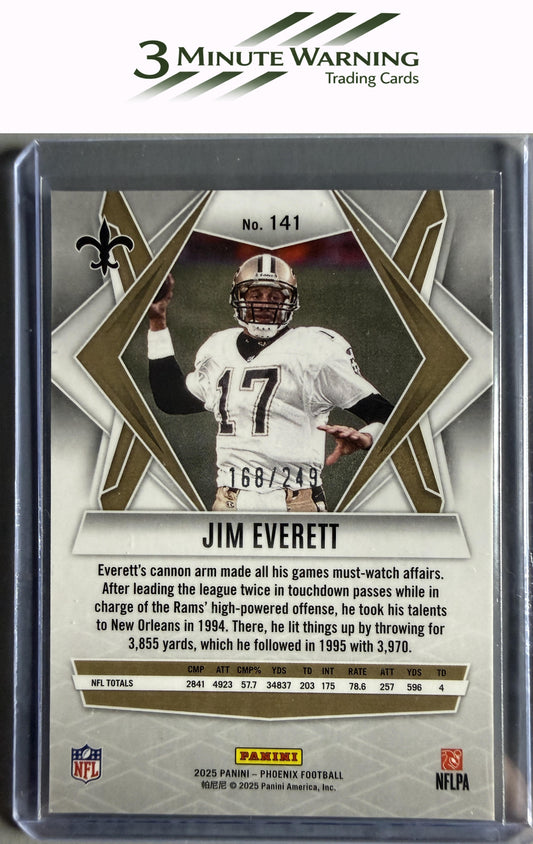 2025 Panini Phoenix #141 Jim Everett Purple Hyper Prizm #/249
