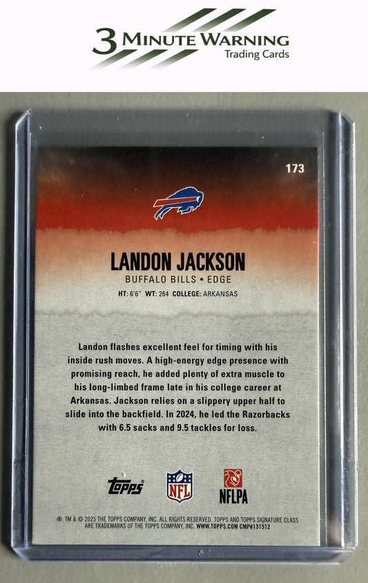 2025 Topps Signature Class #173 Landon Jackson