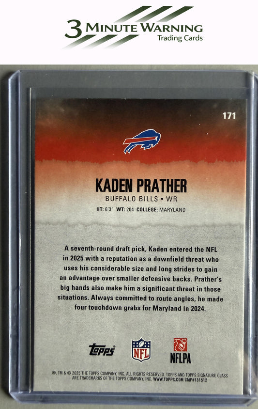 2025 Topps Signature Class #171 Kaden Prather
