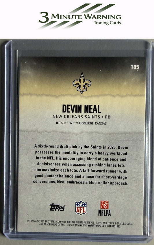 2025 Topps Signature Class #185 Devin Neal