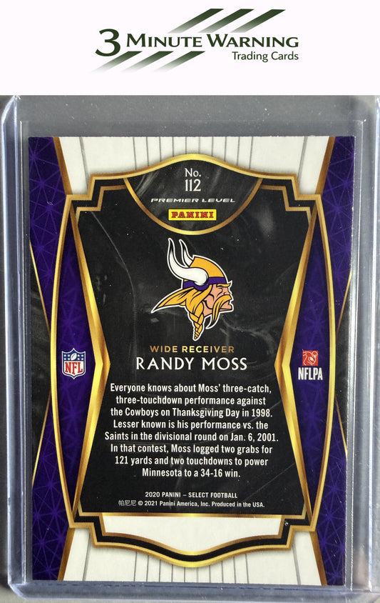 2020 Panini Select #112 Randy Moss
