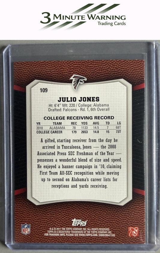 2011 Topps Rising Rookies #109 Julio Jones