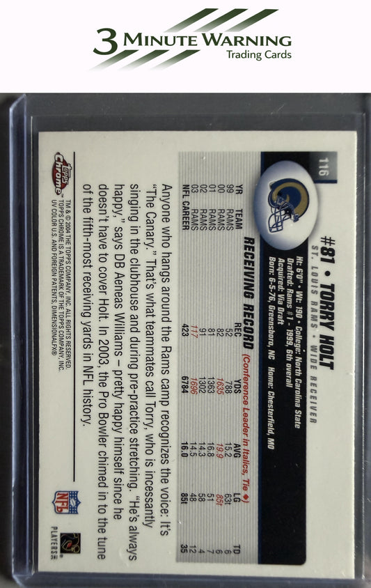 2004 Topps Chrome #116 Torry Holt