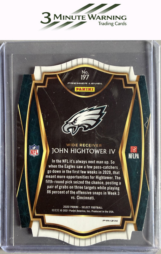 2020 Panini Select #197 John Hightower IV Maroon Prizm Die Cut