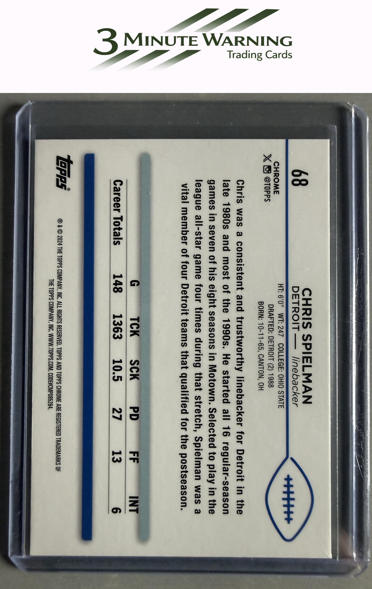 2024 Topps Chrome #68 Chris Spielman