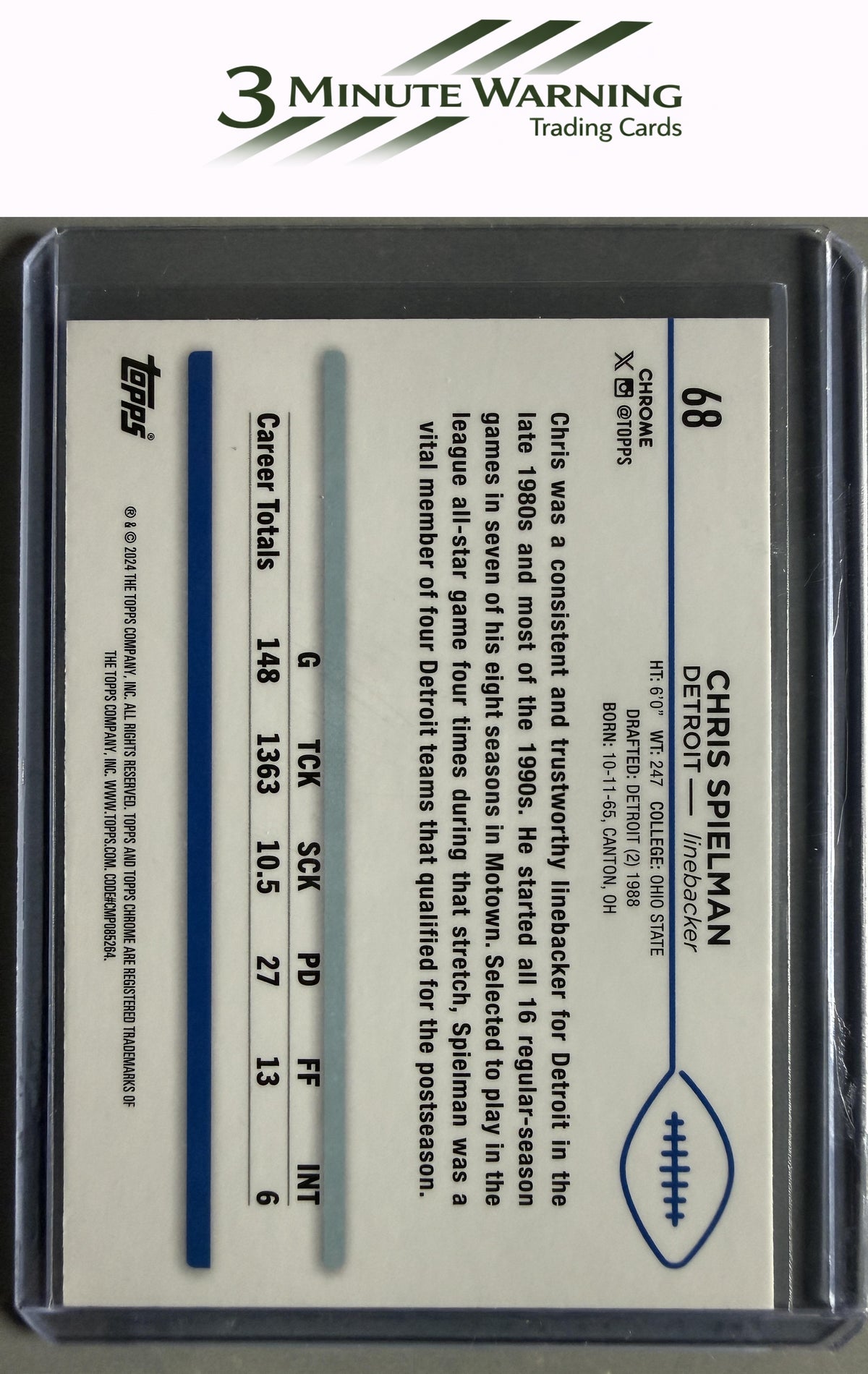 2024 Topps Chrome #68 Chris Spielman