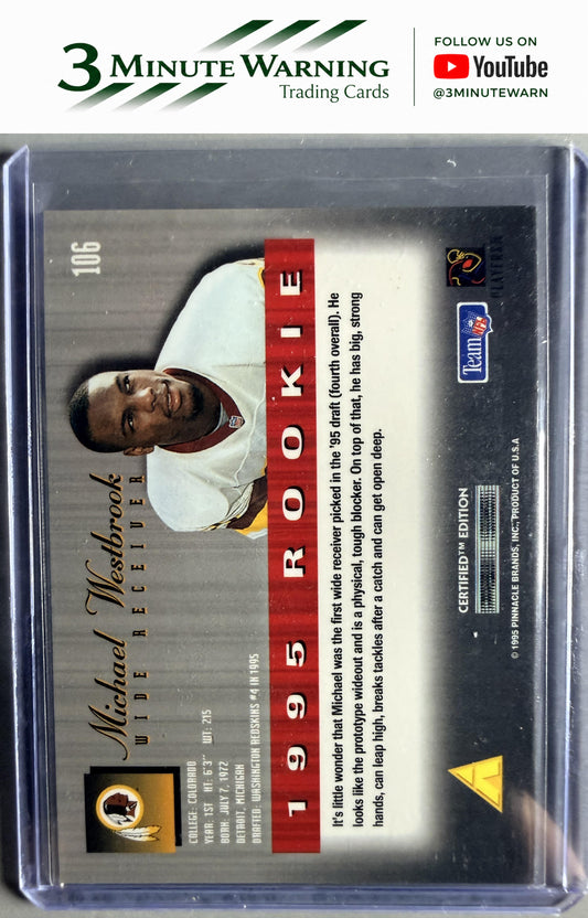 1995 Select Certified #106 Michael Westbrook