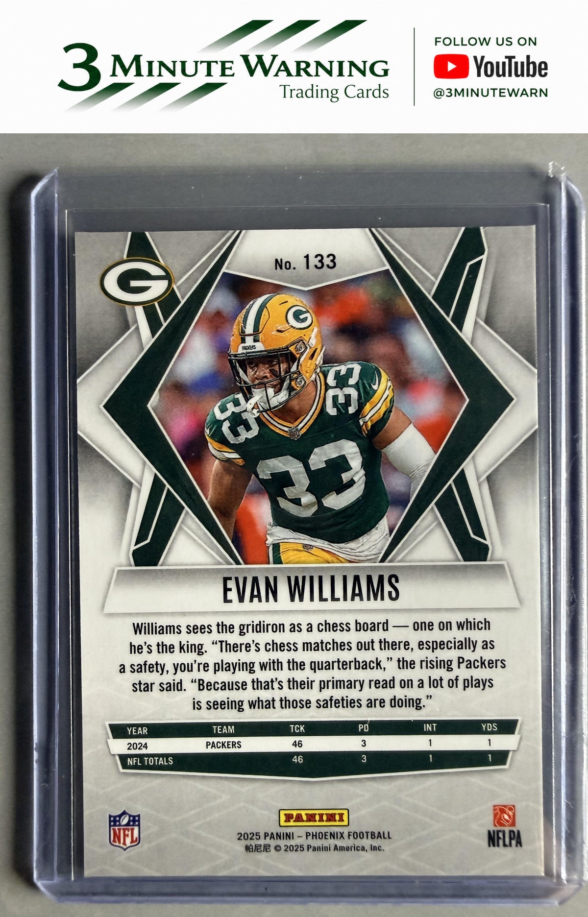 2025 Panini Phoenix #133 Evan Williams