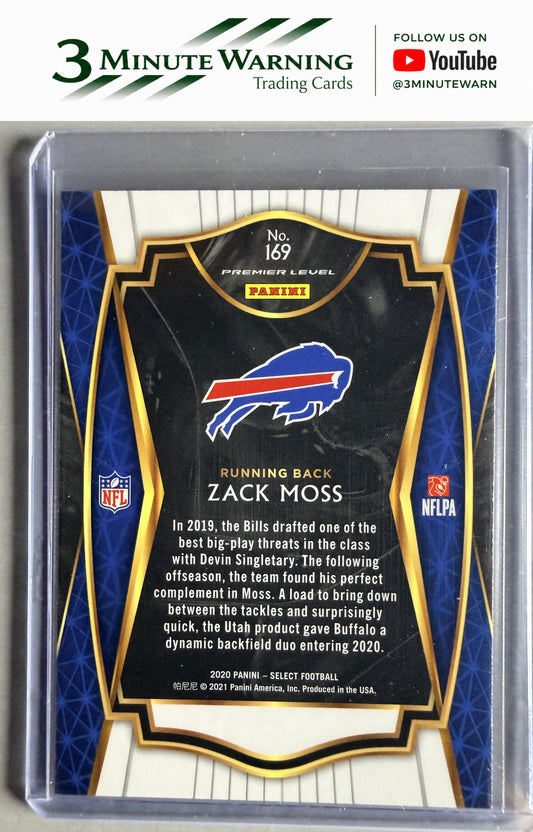 2020 Panini Select #169 Zack Moss