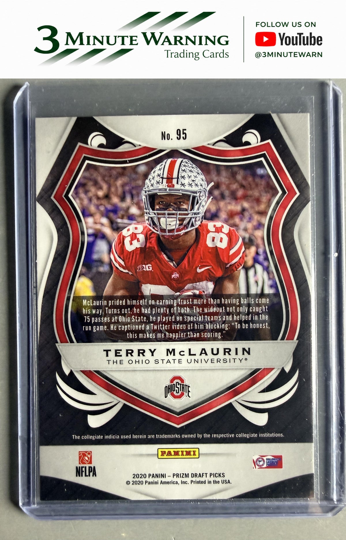 2020 Panini Prizm Draft Picks #95 Terry McLaurin