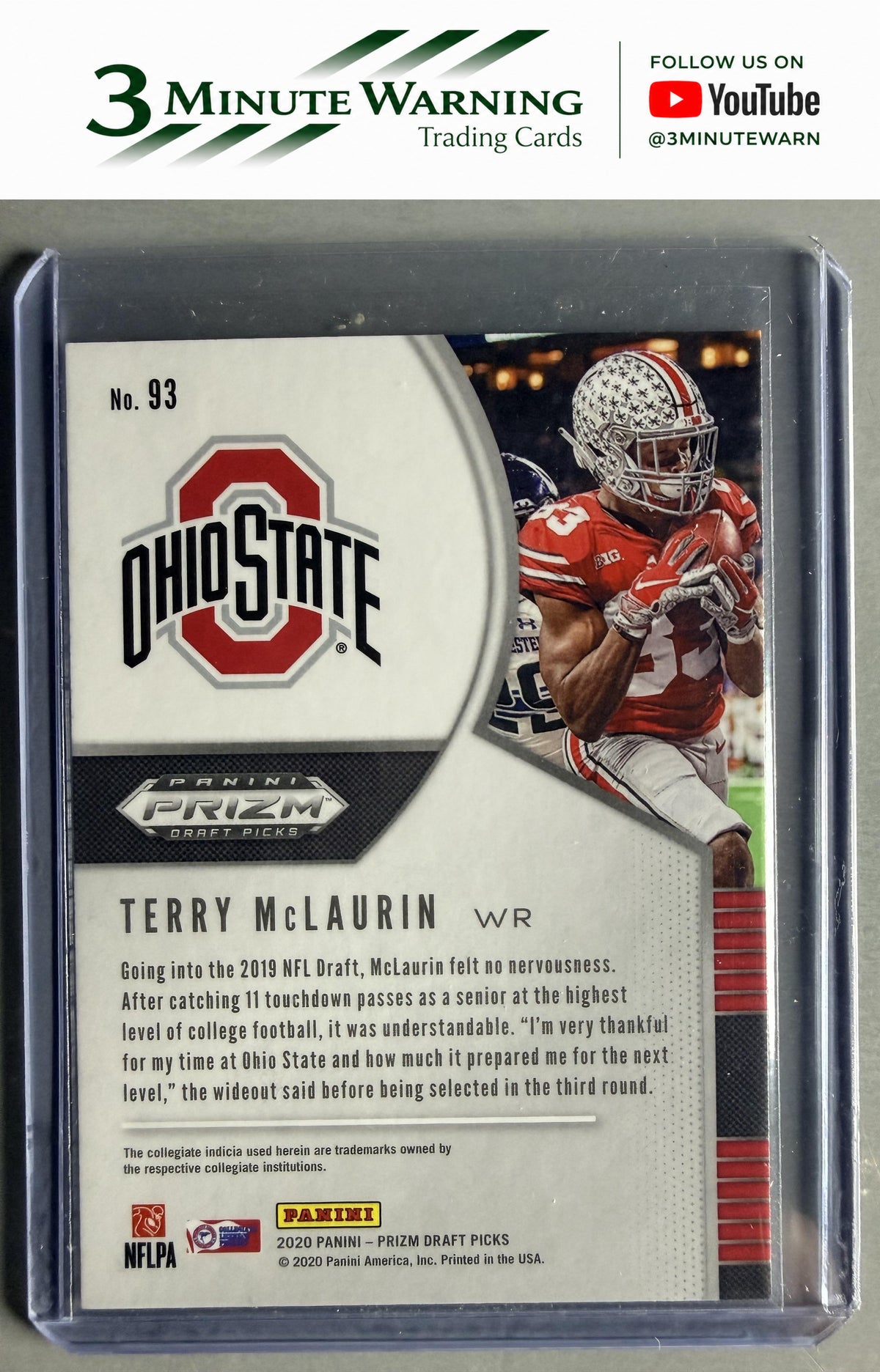2020 Panini Prizm Draft Picks #93 Terry McLaurin