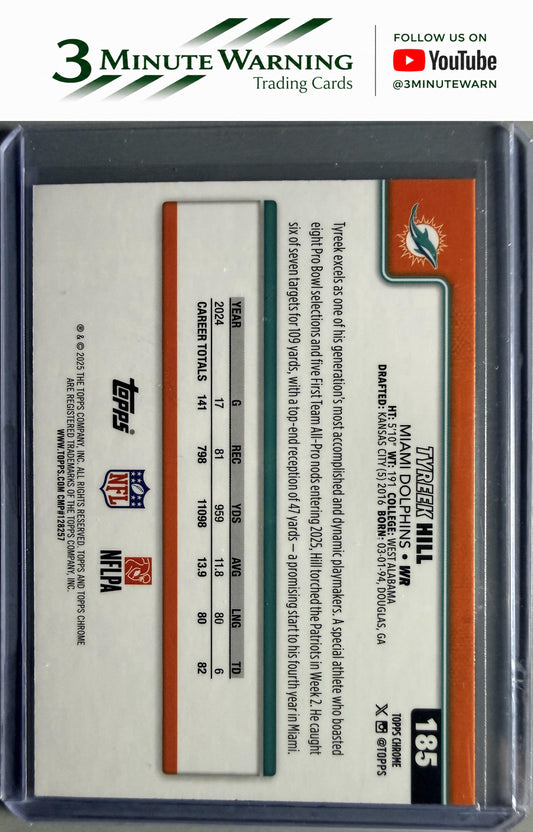 2025 Topps Chrome #185 Tyreek Hill