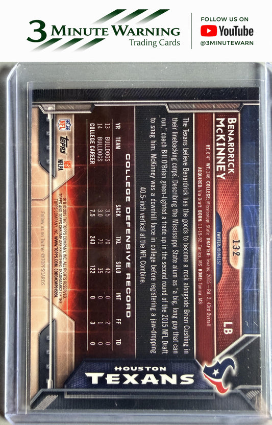 2015 Topps Chrome #132 Benardrick McKinney