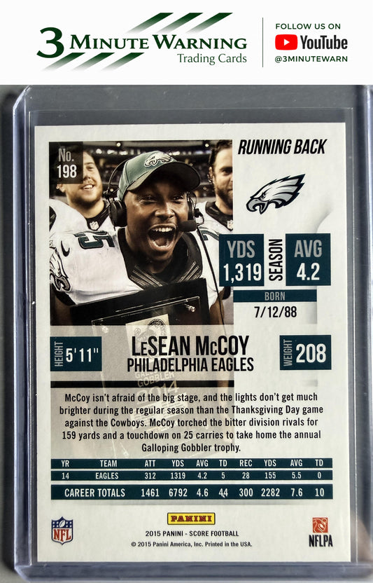 2015 Score #198b LeSean McCoy LeSean McCoy