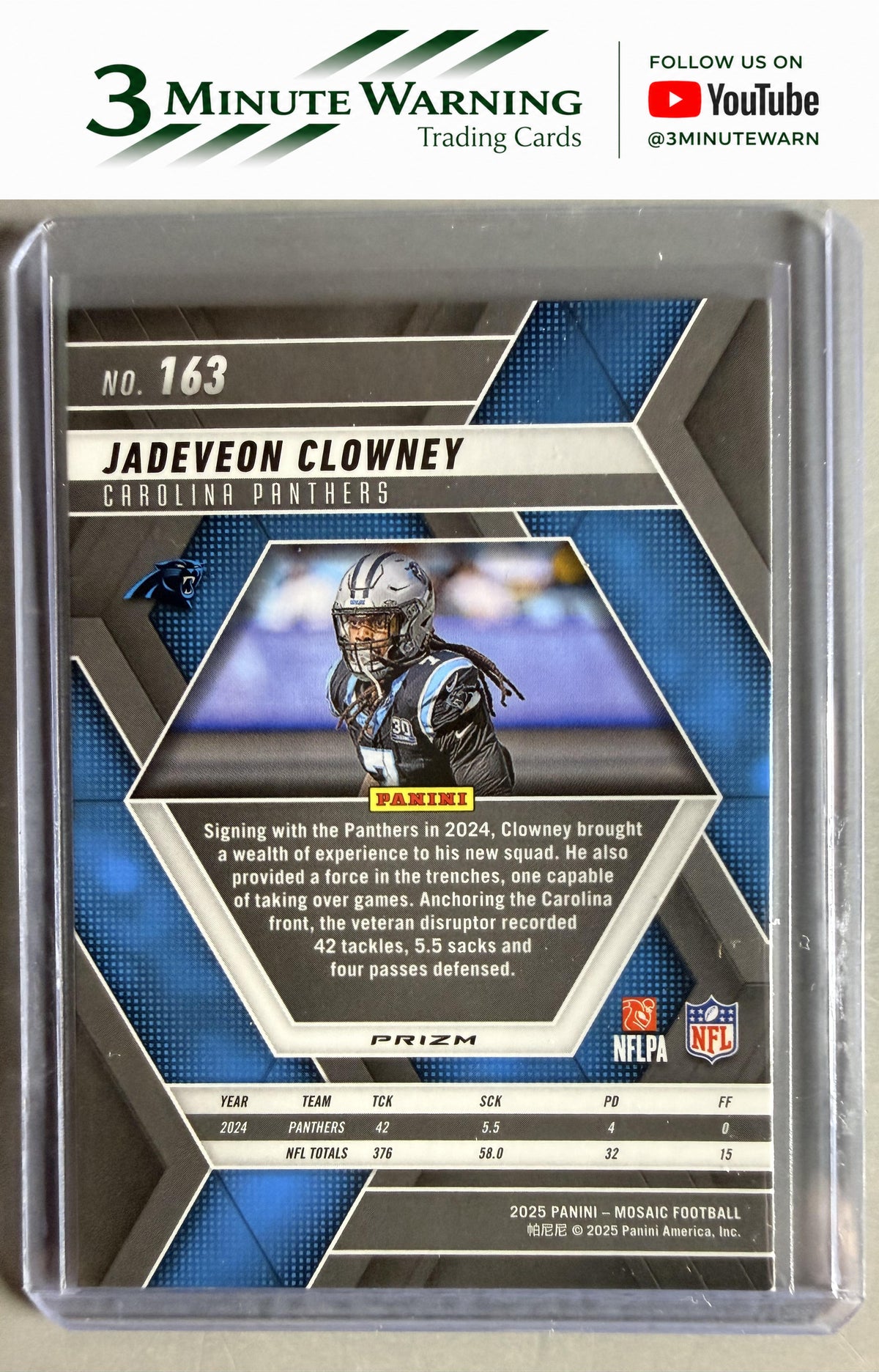2025 Panini Mosaic #163 Jadeveon Clowney Mosaic Camo Pink
