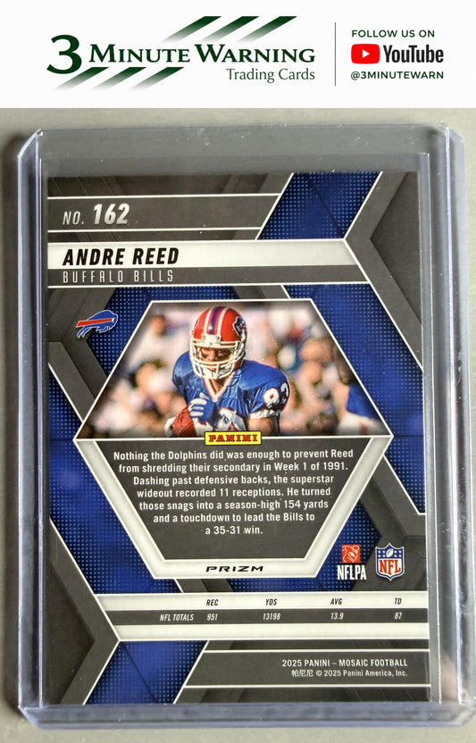 2025 Panini Mosaic #162 Andre Reed Silver