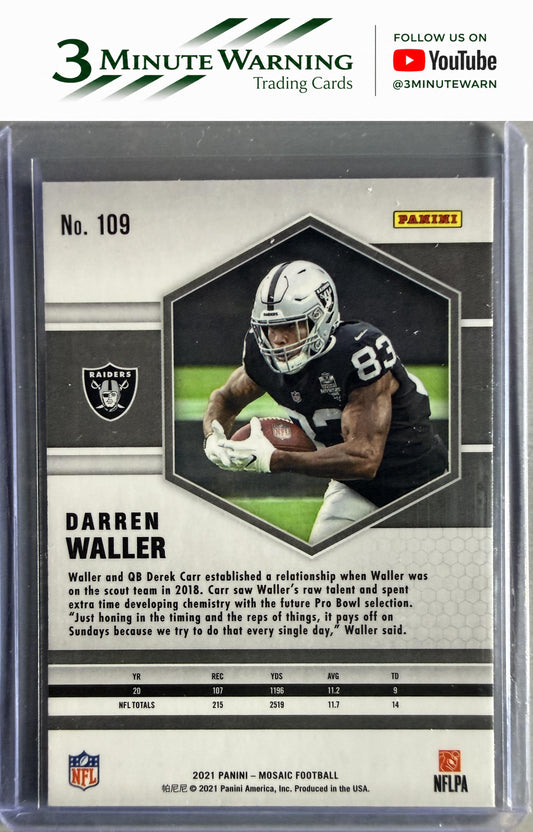 2021 Panini Mosaic #109 Darren Waller