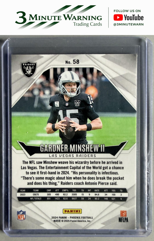 2024 Panini Phoenix #58 Gardner Minshew II