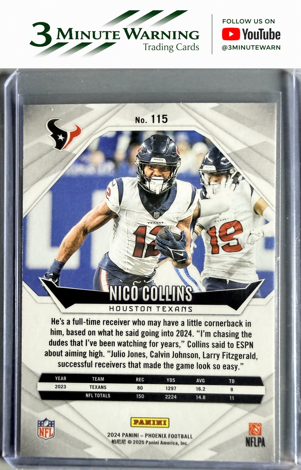 2024 Panini Phoenix #115 Nico Collins