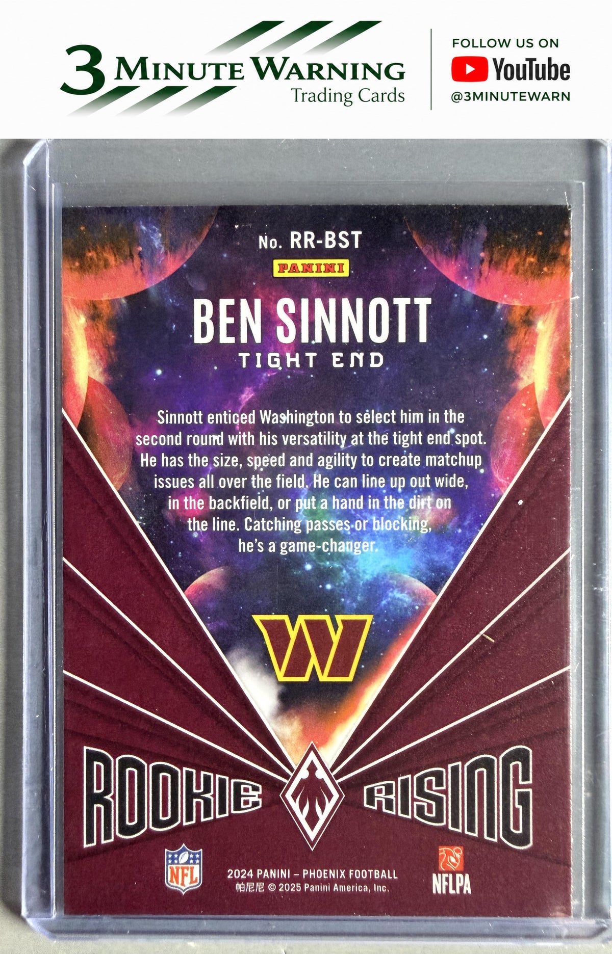 2024 Panini Phoenix #RR-BST Ben Sinnott Rookie Rising