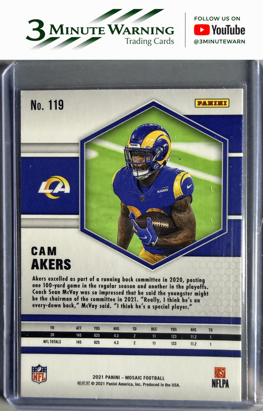 2021 Panini Mosaic #119 Cam Akers