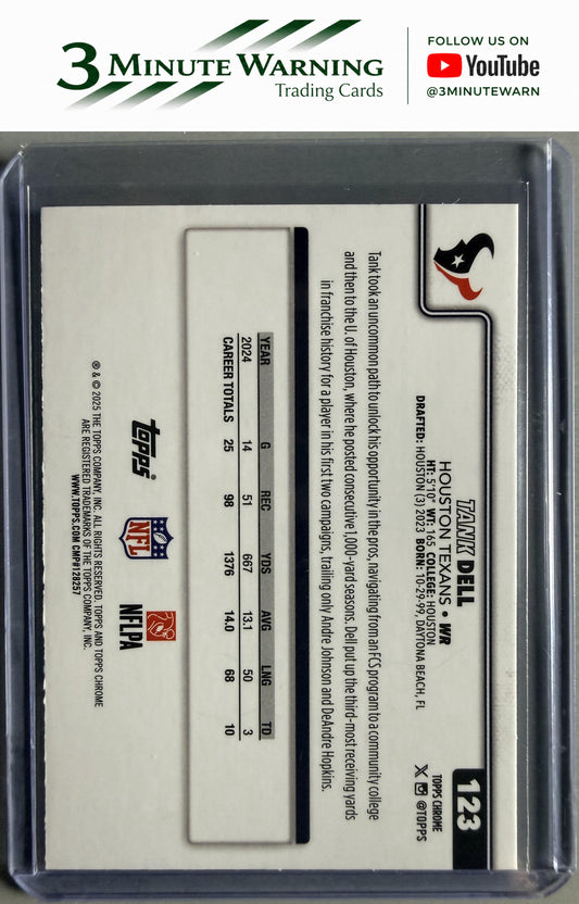 2025 Topps Chrome #123 Tank Dell