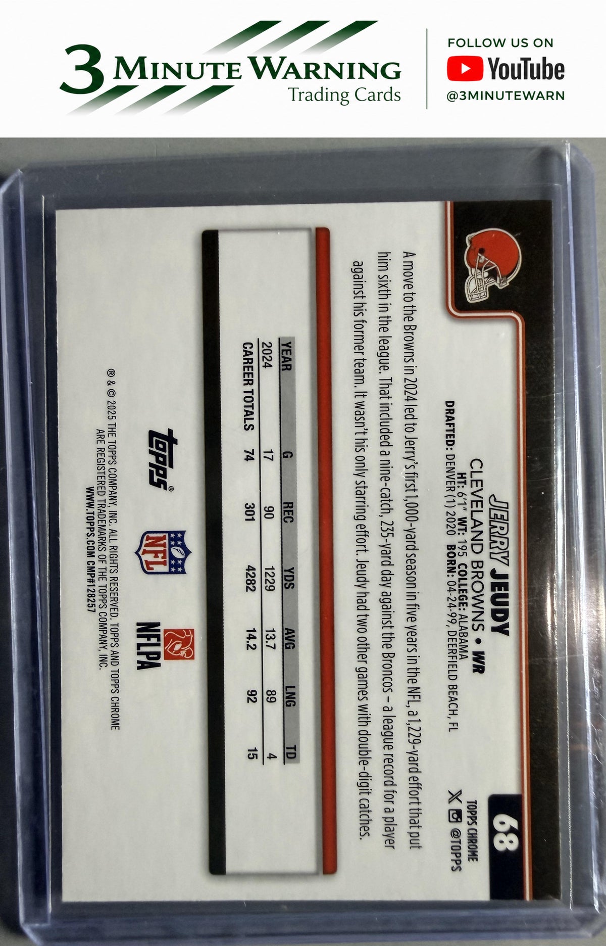 2025 Topps Chrome #68 Jerry Jeudy
