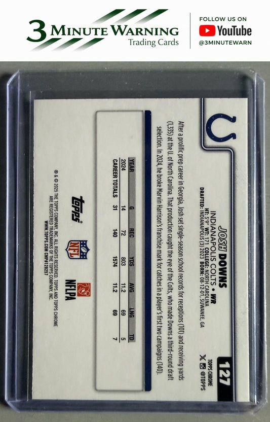 2025 Topps Chrome #127 Josh Downs