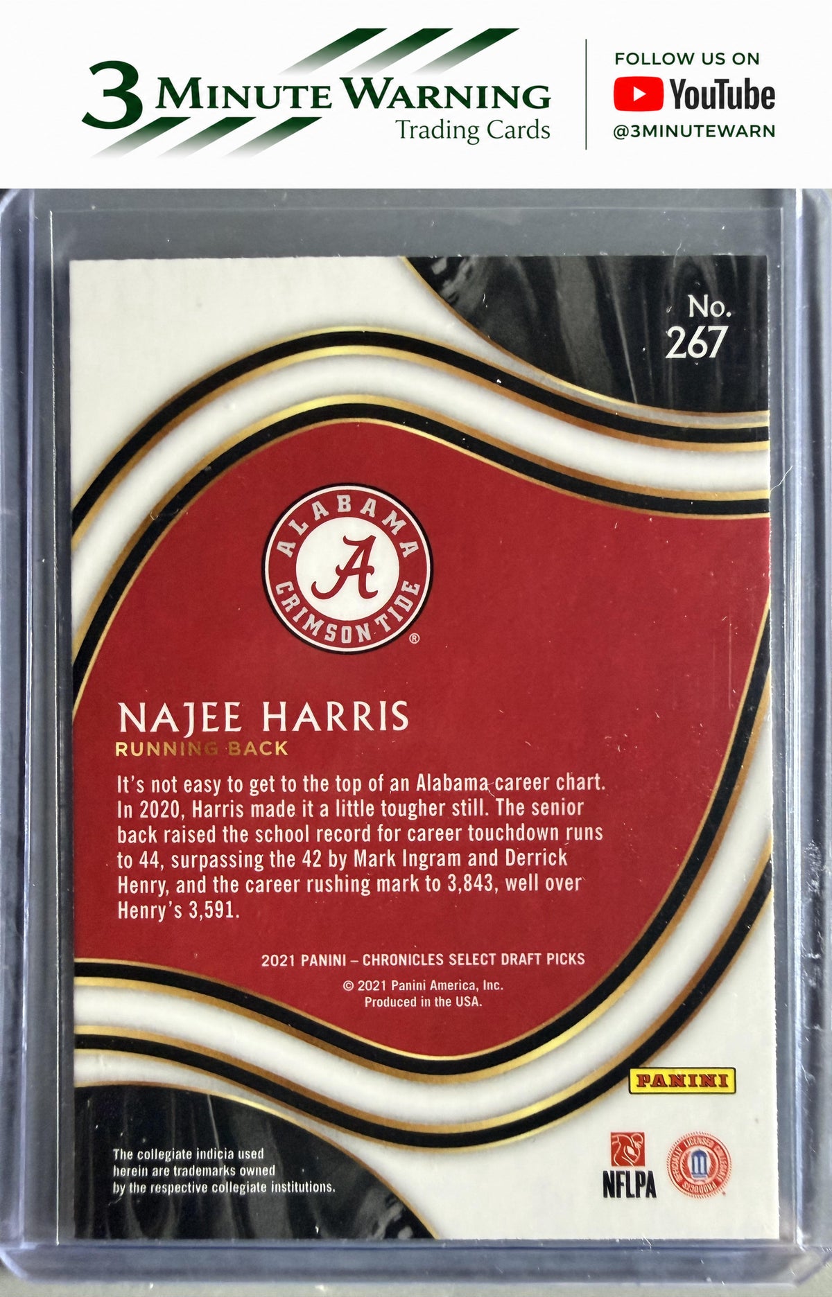 2021 Panini Chronicles Draft Picks #267 Najee Harris