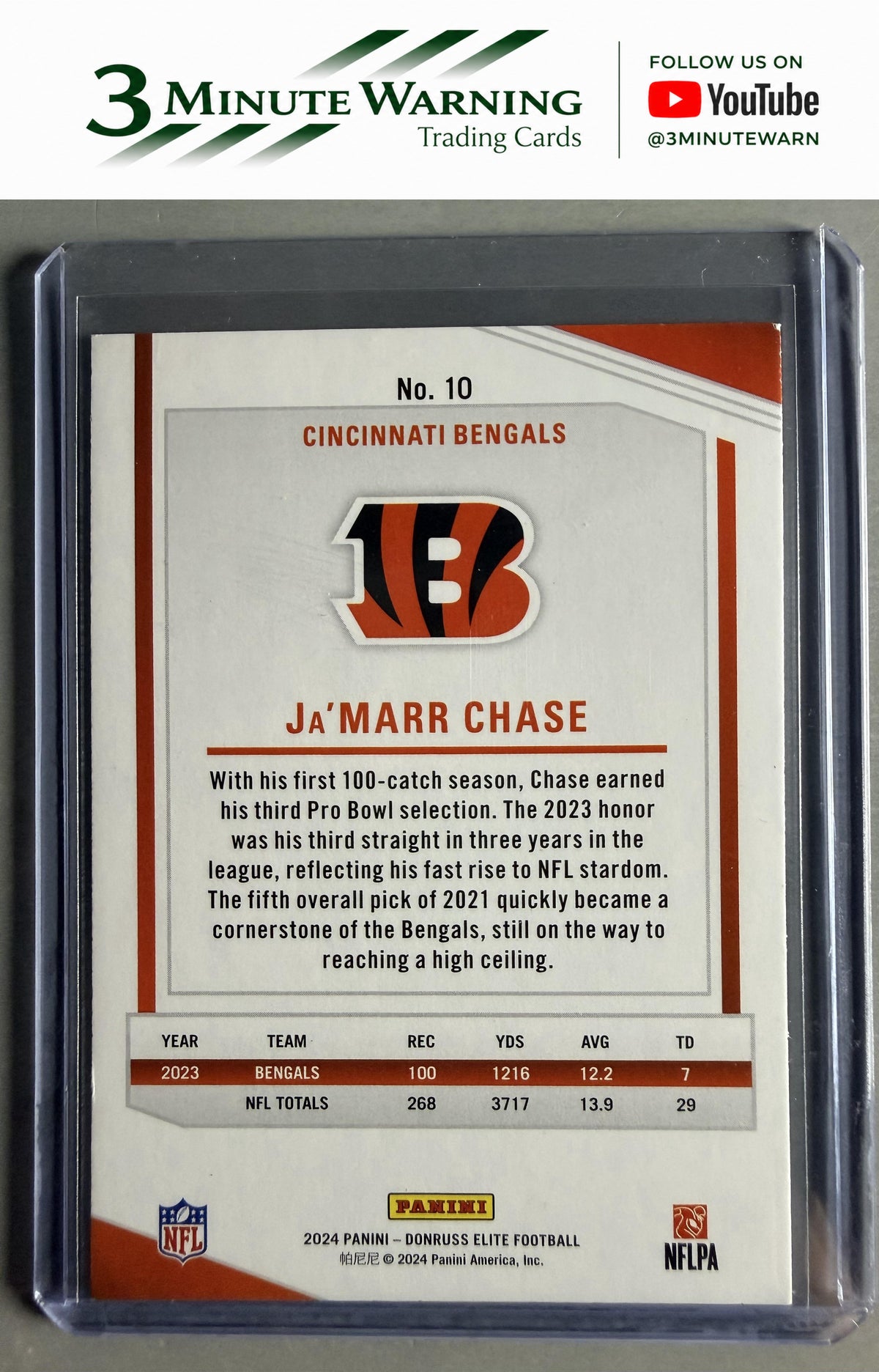 2024 Donruss Elite #10 Ja'Marr Chase